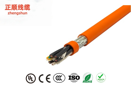 TPU护套柔性屏蔽拖链电缆